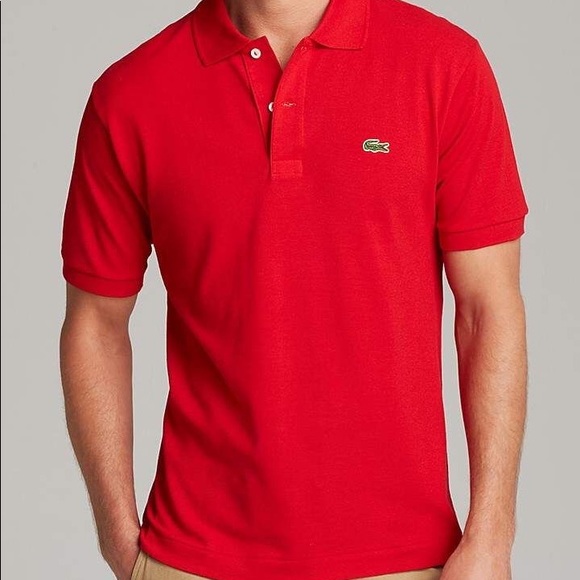 Lacoste Other - 🎀 Men’s red Lacoste polo size 5
